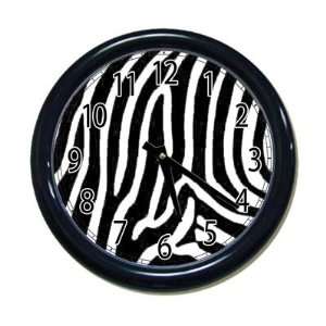  Zebra Print Clock
