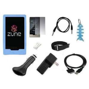 Microsoft Zune HD 16GB / 32GB Series Includes Blue Silicone Skin Case 