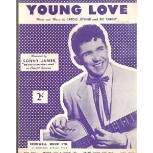  Sheet Music Young Love Sonny James 44 