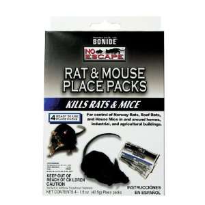  BONIDE 4 Count Rat and Mouce Place Packs Sold in packs of 