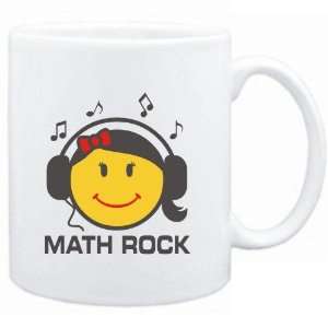  Mug White  Math Rock   female smiley  Music: Sports 