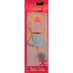  Barbie TEEN SKIPPER Teen Time Fashions w Terrycloth Skirt 