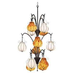  KALCO Lighting 5139 B 1433 1434 Mardi Gras Painted Foyer 