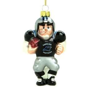   Panthers NFL Glass Player Ornament (4 Caucasian): Sports & Outdoors