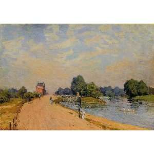  Hand Made Oil Reproduction   Alfred Sisley   32 x 22 