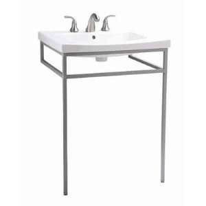  Persuade Curv Bathroom Console Sink with 8 Centers Finish 