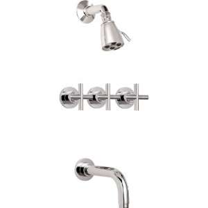   Faucets Three Valve Tub & Shower Set 6503 LPG: Home Improvement