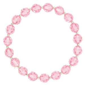  Prettiest Pinks Dual Size Beads Stretch Bracelet: Jewelry