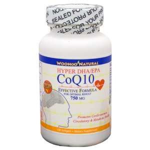  WooHoo Natural HYPER DHA/EPA CoQ10   120 Softgels Health 