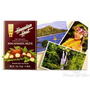 Hawaiian Host Scenic Chocolate Macadamias   2 boxesx 14 oz each box 