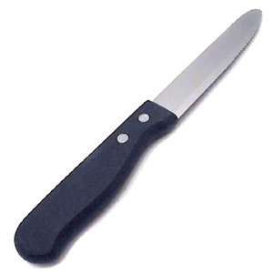 KNIFE STEAK BLK PL HND 5, BOX 1/DZ, 06 0172 MISC IMPORTS STEAK KNIVES 
