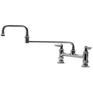  T&S B 0247 12 Double Jointed Deck Mounted Mixing Faucet 