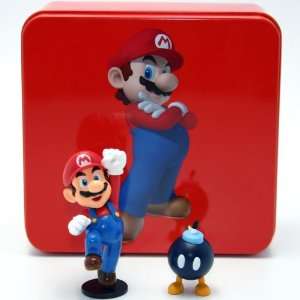 Super Mario Collector Tin   Super Mario and Bob Omb Figures   Series 1