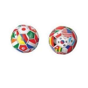  Soccer World Flag Stuffed Ball 4.5 in (1 Dozen 