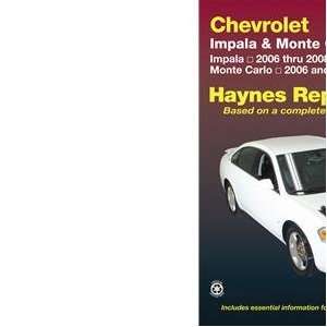    Haynes Manuals 24047 Impala,06 08, Monte Carlo,06 07: Automotive