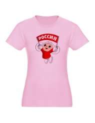 Rossiya Cheburashka Russian Jr. Jersey T Shirt by 