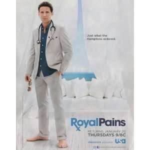  Royal Pains Poster TV 11 x 14 Inches   28cm x 36cm