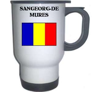  Romania   SANGEORG DE MURES White Stainless Steel Mug 