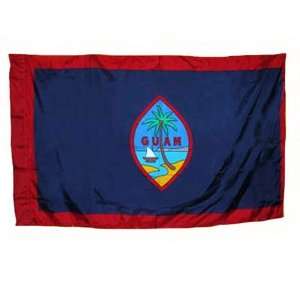  6 x 10 Feet Guam Nylon   indoor State Flags Made in US 