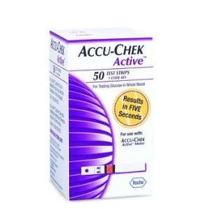  ACCU CHEK® Active Test Strips: Health & Personal Care