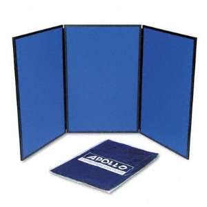  ShowIt Three Panel Display System Fabric Blue: Electronics