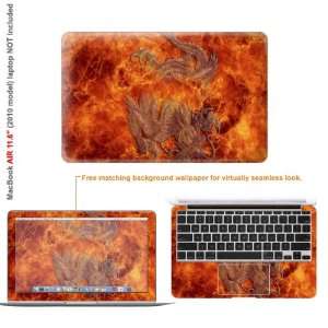  Protective Decal Skin Sticker for Macbook AIR 11 with 11.6 inch 