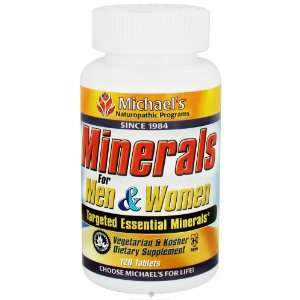   Minerals for Men and Women   120 Tabs: Health & Personal Care