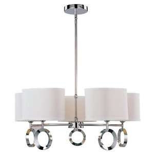  Z Lite 1203 5 5 Light Chandelier in Polished Stainless 