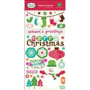  Echo Park   Holly Jolly Christmas Collection   Chipboard 
