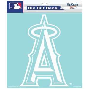 Anaheim/La Angels 8X8 White Die Cut Window Decal/Film/Sticker:  