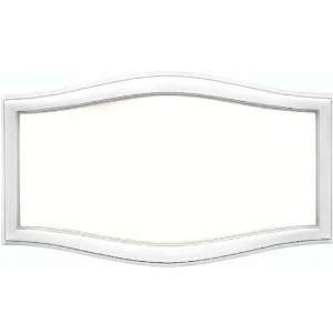  Gaines Mailboxes H2 Rectangular Plaques All White: Home 