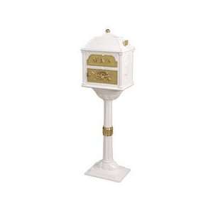  Gaines Mailboxes CL White Classic Mailbox White