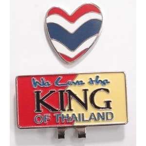   Ball Market Hat Clip We Love the KING OF THAILAND Everything Else