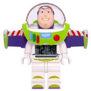  Disney Buzz Lightyear Lego Figure Alarm Clock: Toys 