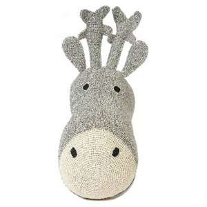  Anne Claire Petit Crocheted Reindeer Head   Silver: Home 