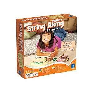  String Along Lacing Kit and Pattern Cards: Toys & Games