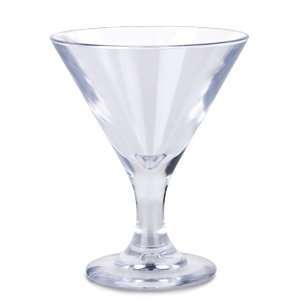  GET SW 1430 (SW1430) 3 oz. SAN Plastic Martini Glass 