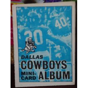   Dallas Cowboys Football Album No Stamps Attached: Everything Else
