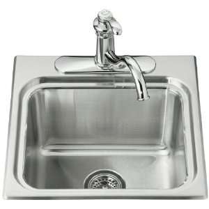   Rimming Utility Sink with Three Hole Faucet Punching