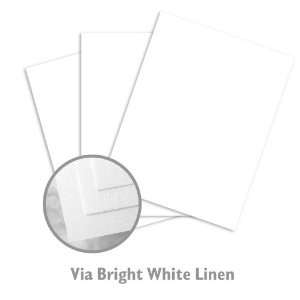  Via Linen Digital Bright White Paper   1000/Carton: Office 