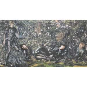   Edward Coley Burne Jones   32 x 18 inches   Dornenwald