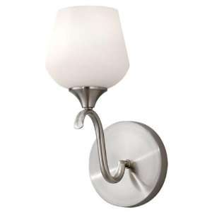 Murray Feiss VS18601 BS, Merritt Glass Wall Sconce Lighting, 1 Light 