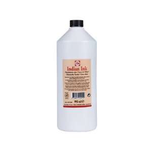  Talens Black Indian Ink   990ml Bottle 