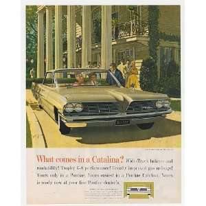  1961 Pontiac Catalina Vista 4 Door Print Ad: Home 