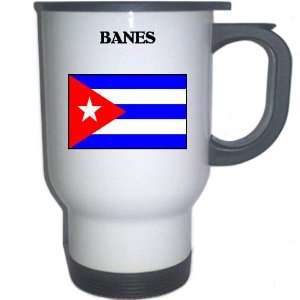  Cuba   BANES White Stainless Steel Mug 