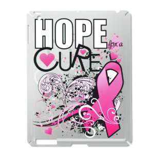 iPad 2 Case Silver of Cancer Hope for a Cure   Pink Ribbon