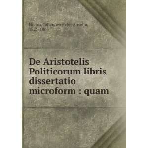   microform  quam. Johannes Peter Anselm, 1825 1866 Nickes Books