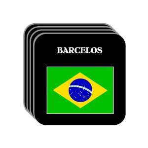  Brazil   BARCELOS Set of 4 Mini Mousepad Coasters 