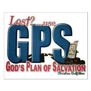  Small Poster Lost Use GPS Gods Plan of Salvation 