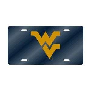  West Virginia Mountaineers Blue Laser Cut License Plate 